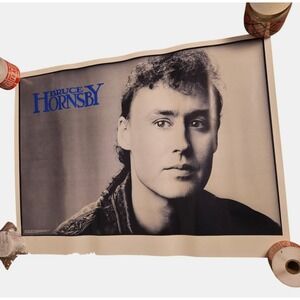 Bruce Hornsby 30x22 Original Vintage 1987 RCA Records Rock Pop Promo Poster